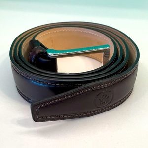 Maxwell Scott Italian Leather Belt Dark Brown 50” NIB